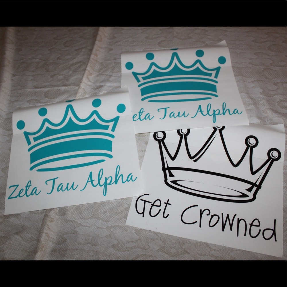 ZTA Custom Iron on Decals